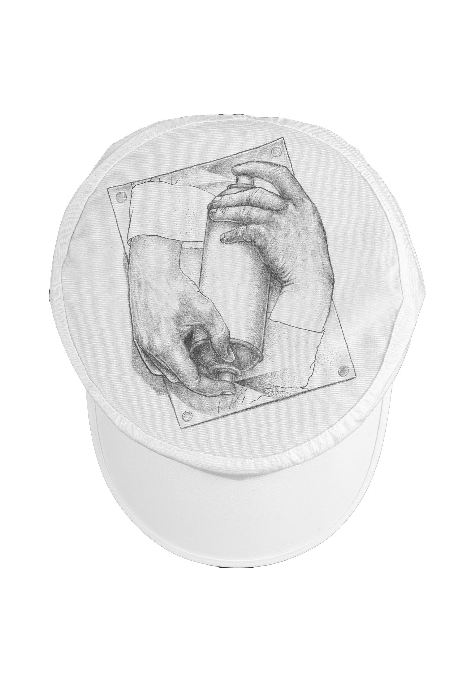 Spraying Hands Painter Cap Snapback - Image 2