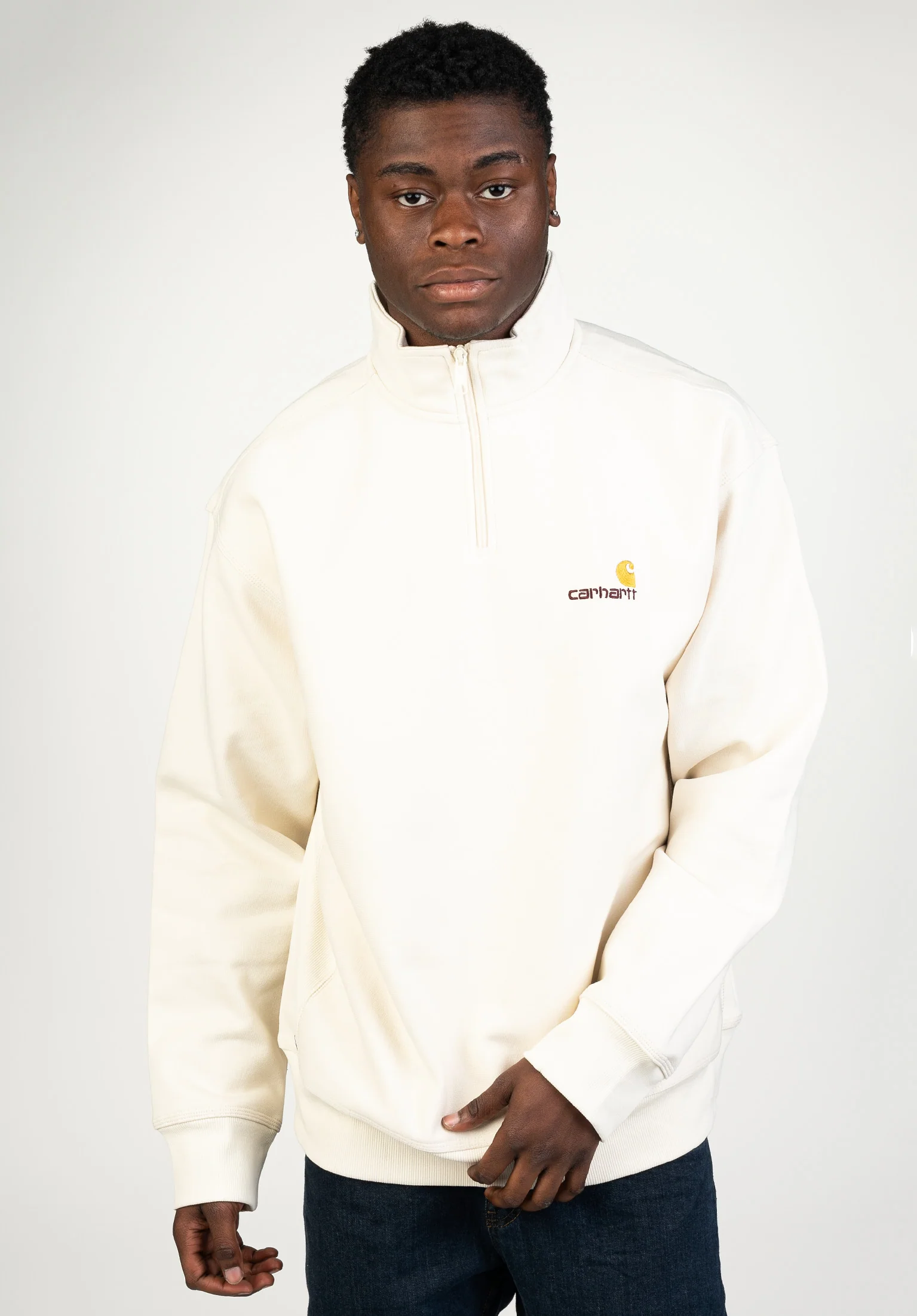 Half Zip American Script