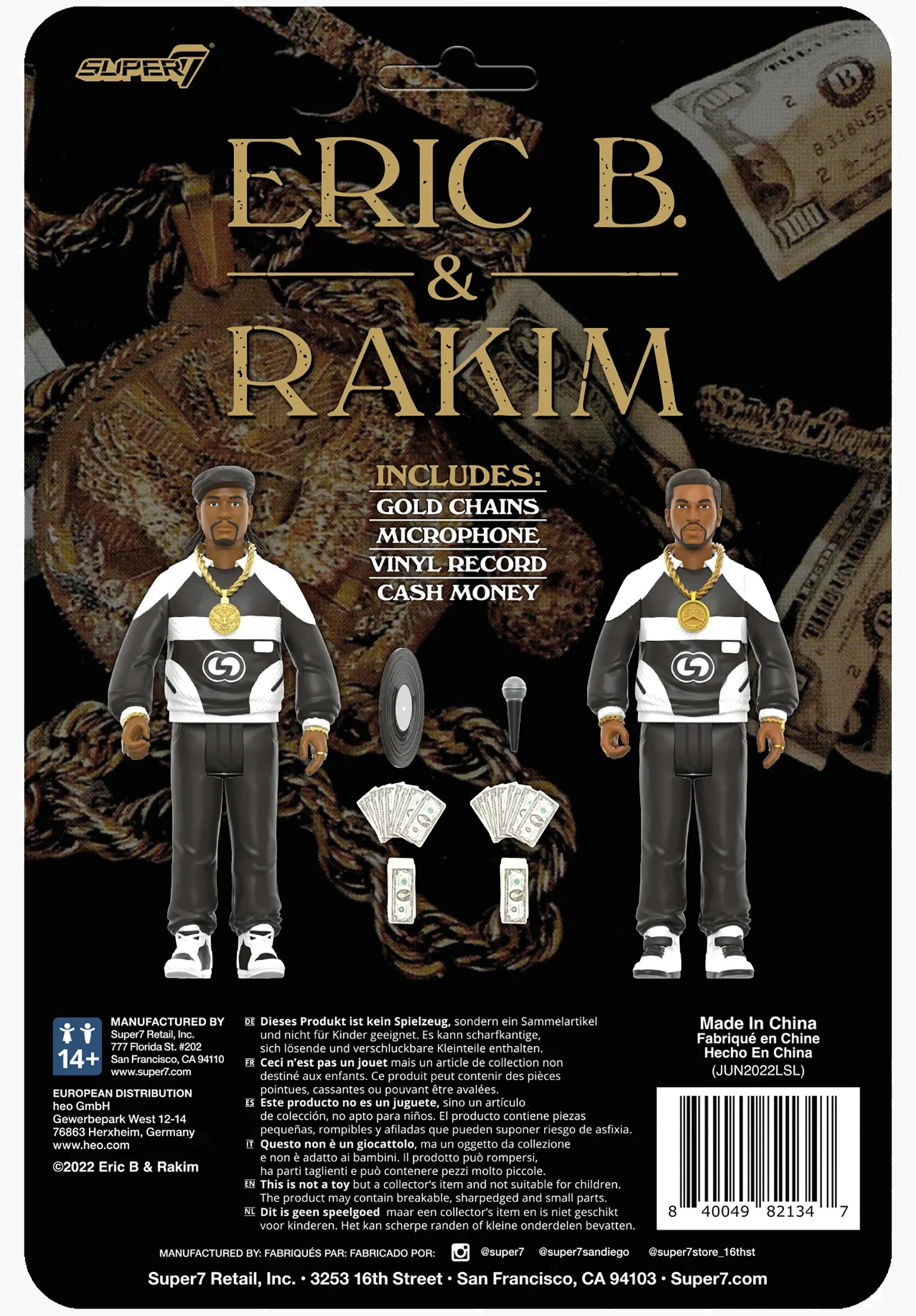 Eric B. & Rakim ReAction Figure Paid In Full 2-Pac - Image 2