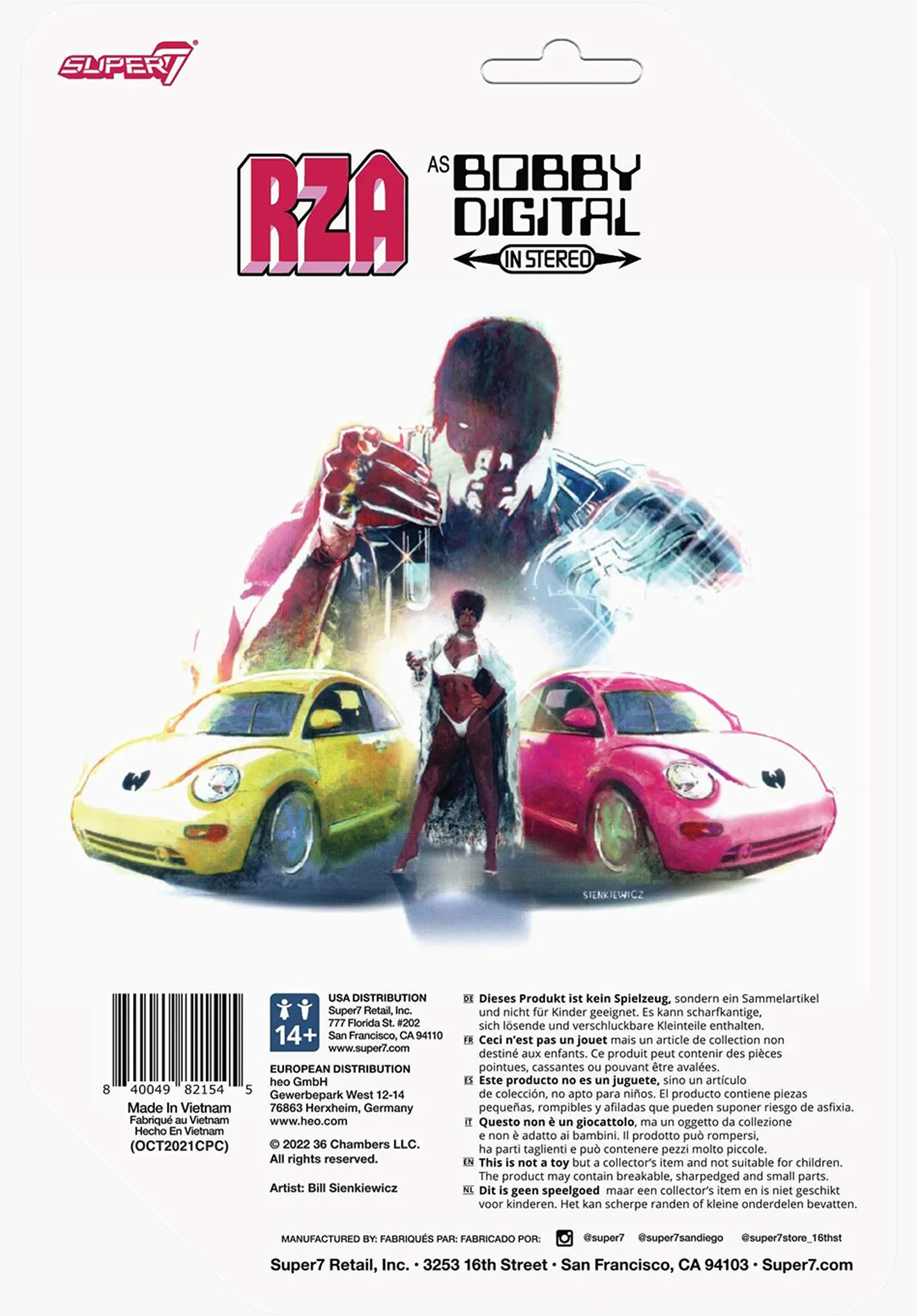 RZA ReAction Figure Wave 1 Bobby Digital Standard - Image 3