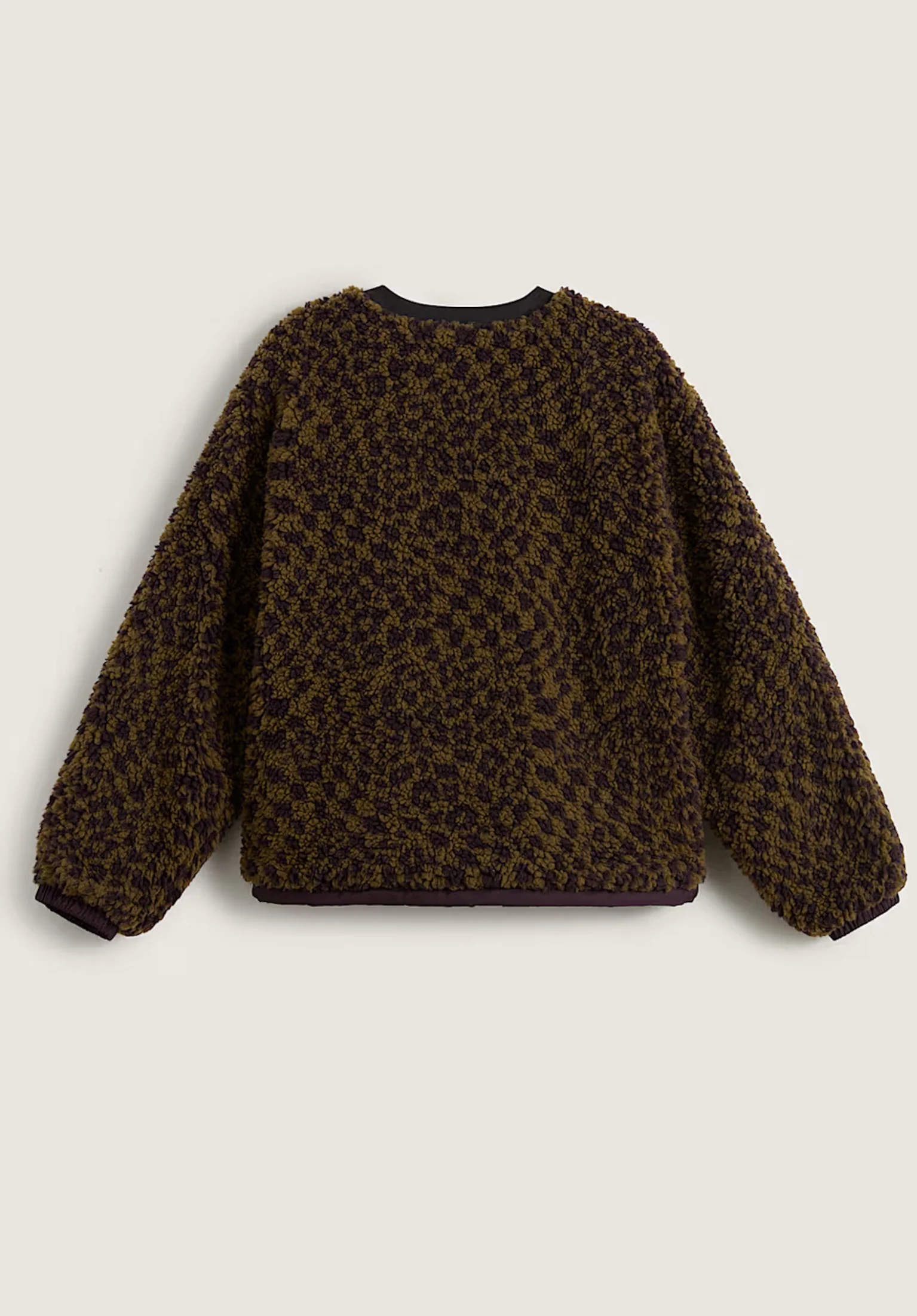 Suffolk Cheetah Check Pile Coat - Image 3